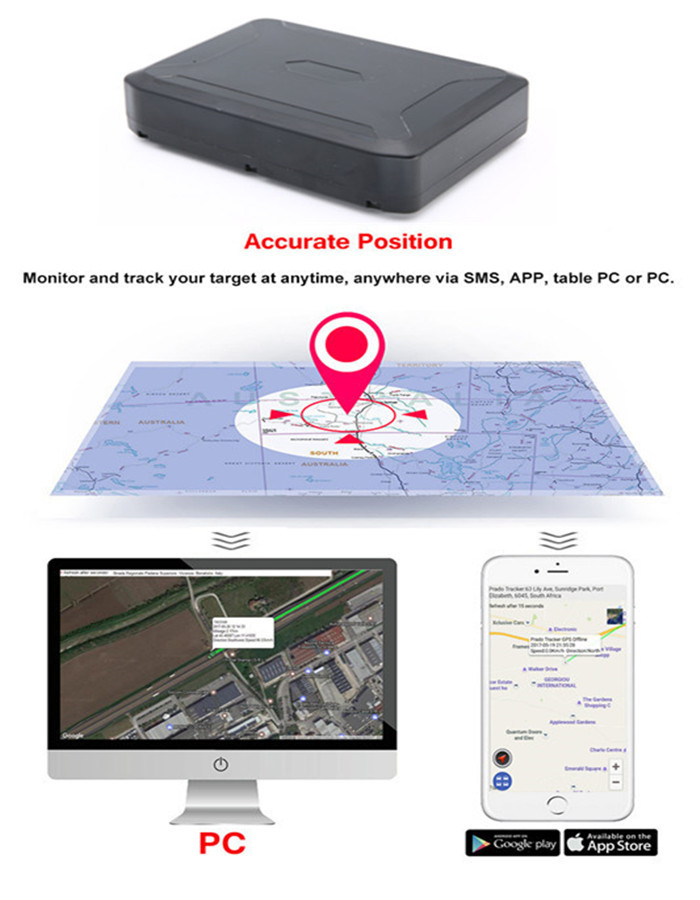 5000mAH Battery Strong Magnetic 4G GPS Tracker Rechargable Tracker Vehicle Real Time Positioning GPS Tracker 4G