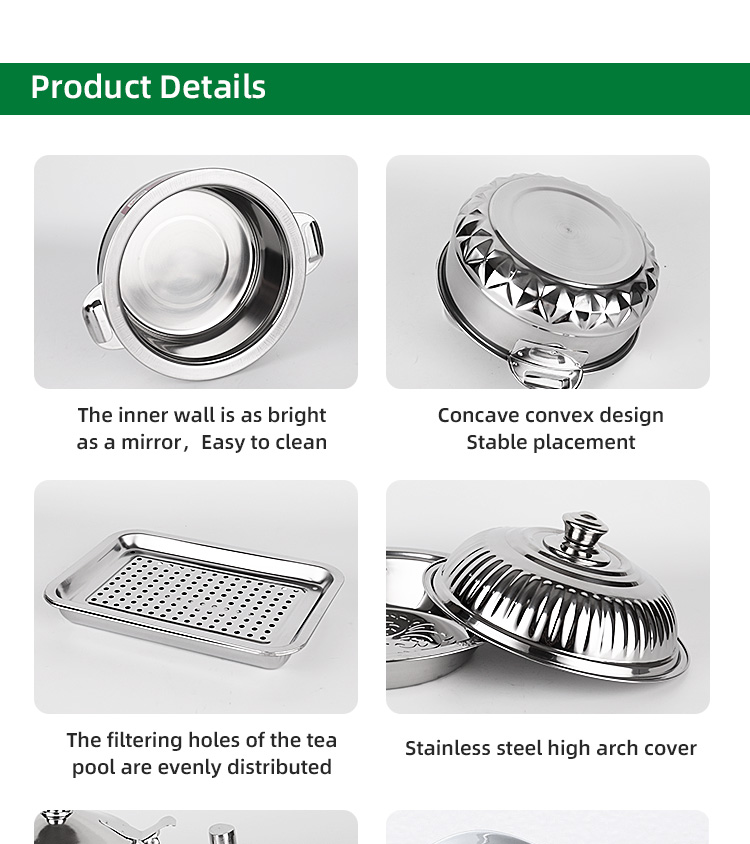 2022 New Product Multifunction Kitchen Cookware Sets 28 Pcs Stainless Steel Cooking Pot Set