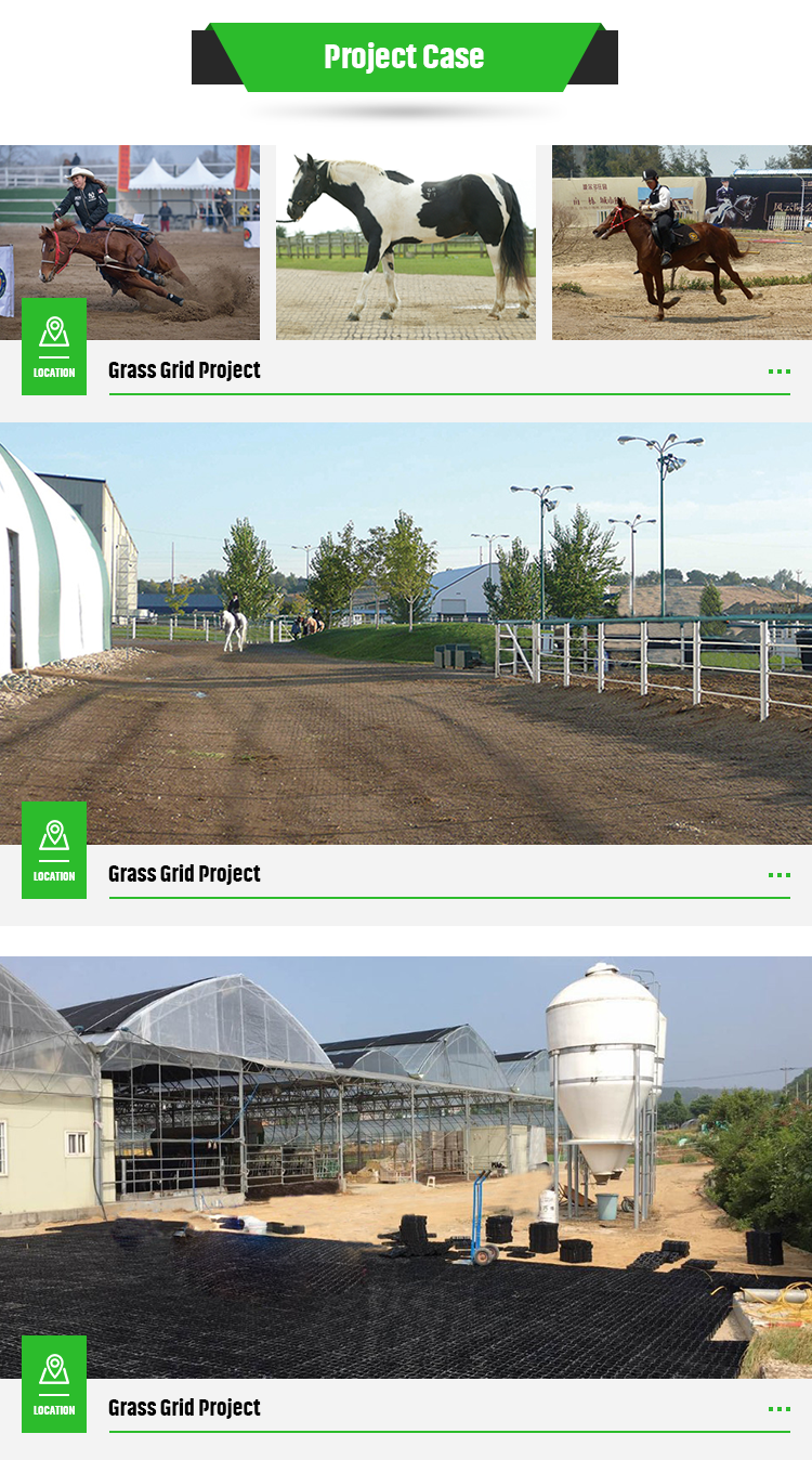 Ground Stabilization Plastic Grid for Strengthening Soil 4 Quantity per Square Meter