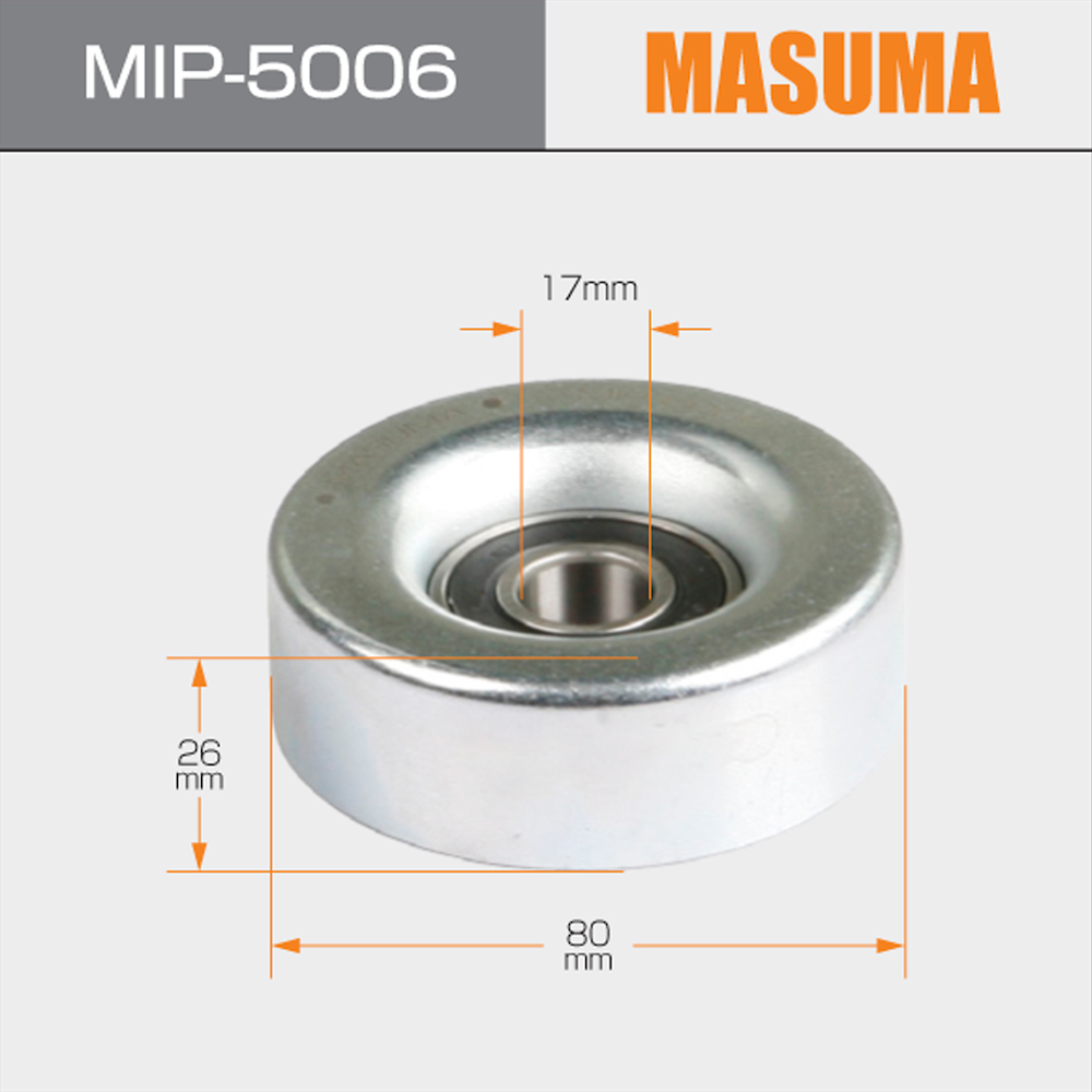 VKM61032 MASUMA Tensioner Pulley Belt for Land Cruiser 38942-PHM-004 38942-PWA-004