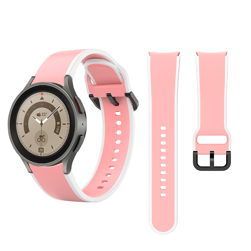 Double Face Silicone Watchband for Samsung Galaxy Watch 5 40mm 44mm 3-7 Days Delivery