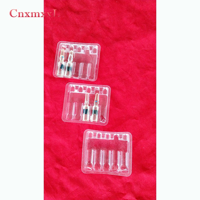 White Water Injection Blister Packing 1mlx10 Plastic Inside Ampoule Bottle Tray