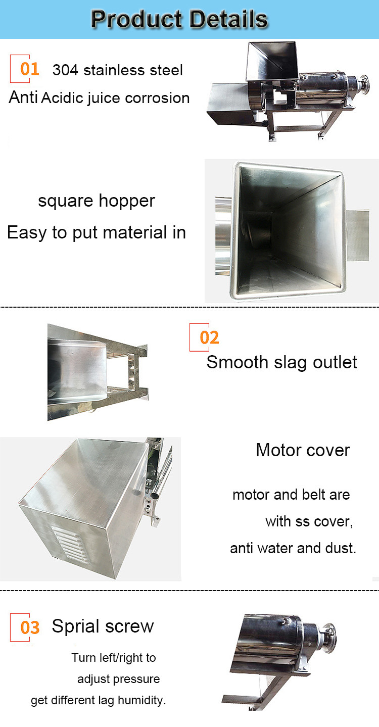 Automatic Apple Juicer Machine 100kg Juice Extractor Machine