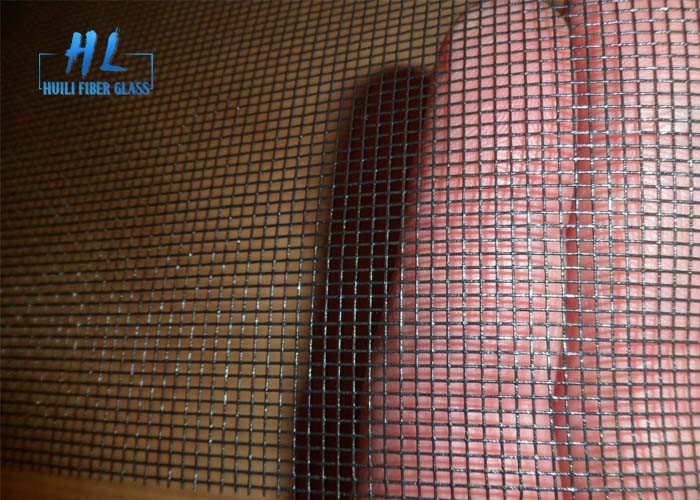18*16 Mesh Size 120g Fiberglass Window Screen Mesh Black Color