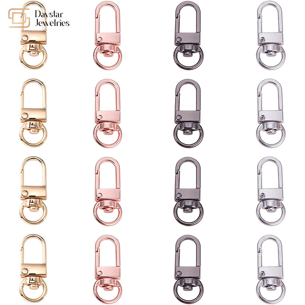 Metal Lobster Swivel Clasp , Lanyard Spring Snap Hooks For Diy Bag Keychain