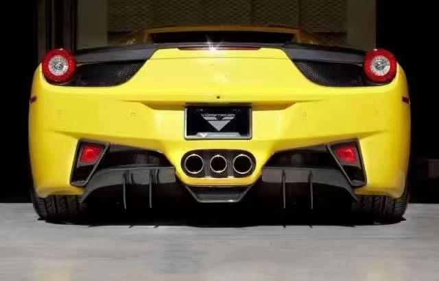 For Ferrari 458 Carbon Fiber Body Kit 458 Carbon Fiber Front Lip Diffuser Spoiler Side Skirt Body Kit
