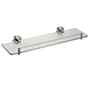 China Stainless Steel 304 Wall Mounted Glass Rack Decorative Glass Shelves For Bathroom on sale