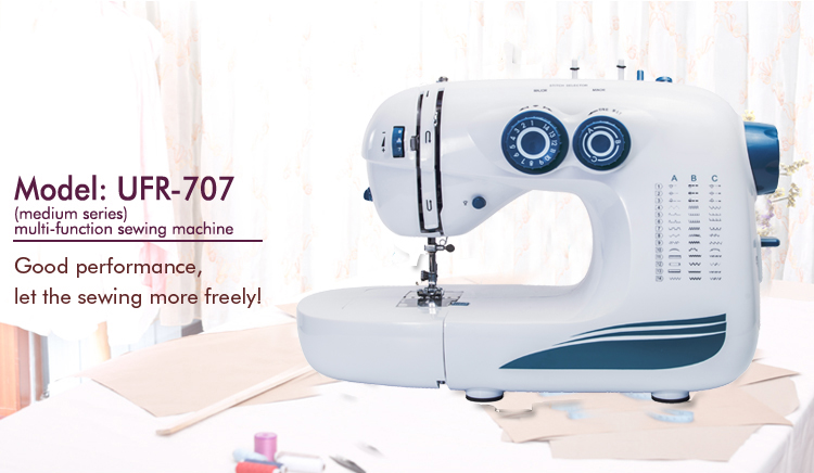 Lock Stitch Formation 42 Stitches Sewing Machine Foot Pedal UFR-707