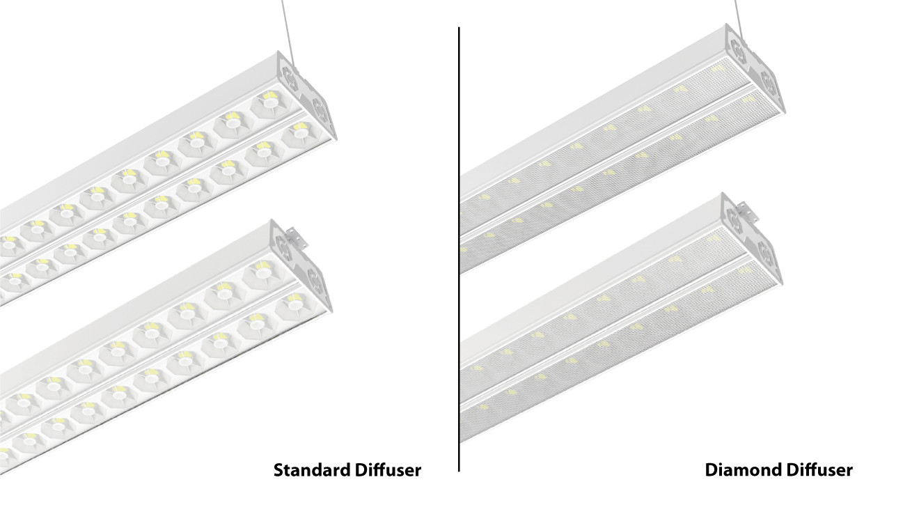 18000lm Linkable 6500K CCT Led Linear Light For Ceiling Lighting