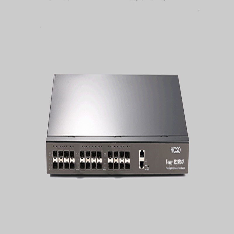 HiOSO 22 1000M SFP Ports 2 1000M Combo Ports SFP Fiber Switch 24 Ports