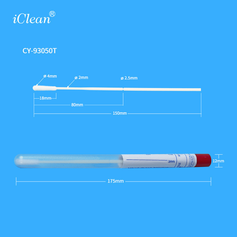 DNA Transport Medium Disposable Virus Sampling Tube With Swab Strip