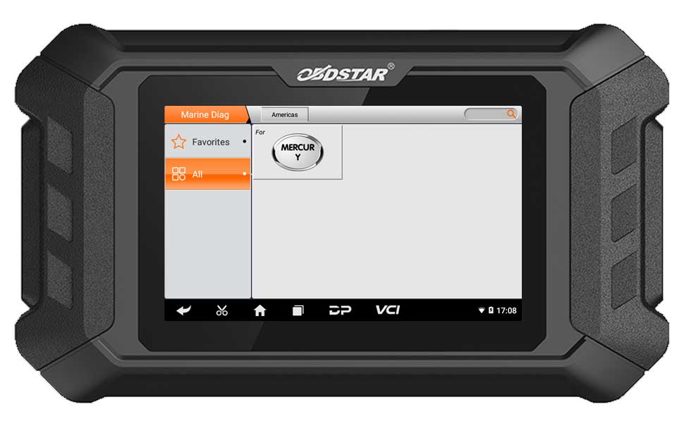 OBDSTAR iScan for MERCURY Marine Diagnostic Tablet with Special Functions Support G3/ DFI 2/ Optimax/ Seapro/ Verado/ 40HP-300HP
