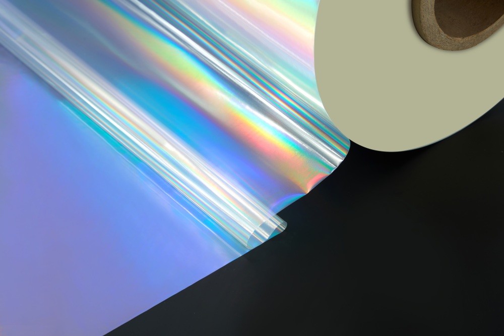 Holographic Laser Dazzling Thermal Lamination Film For Cosmetic Packaging Decoration