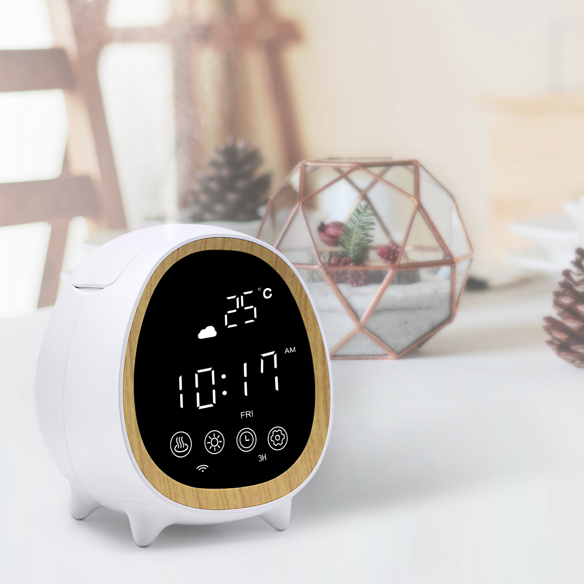 DC24V 650mAh 200ML Ultrasonic Essential Oil Diffuser