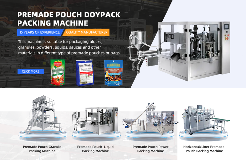 doypack premade pouch packing machine