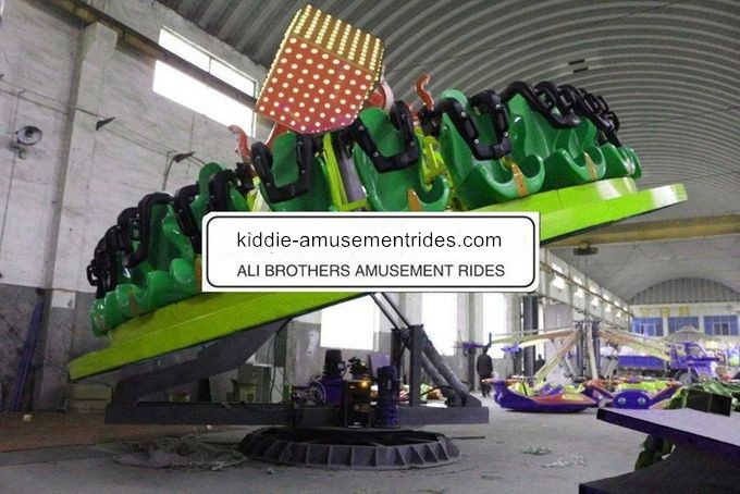 Outdoor FRP Material Tagada Funfair Ride With Gorgeous Light And Exciting Music