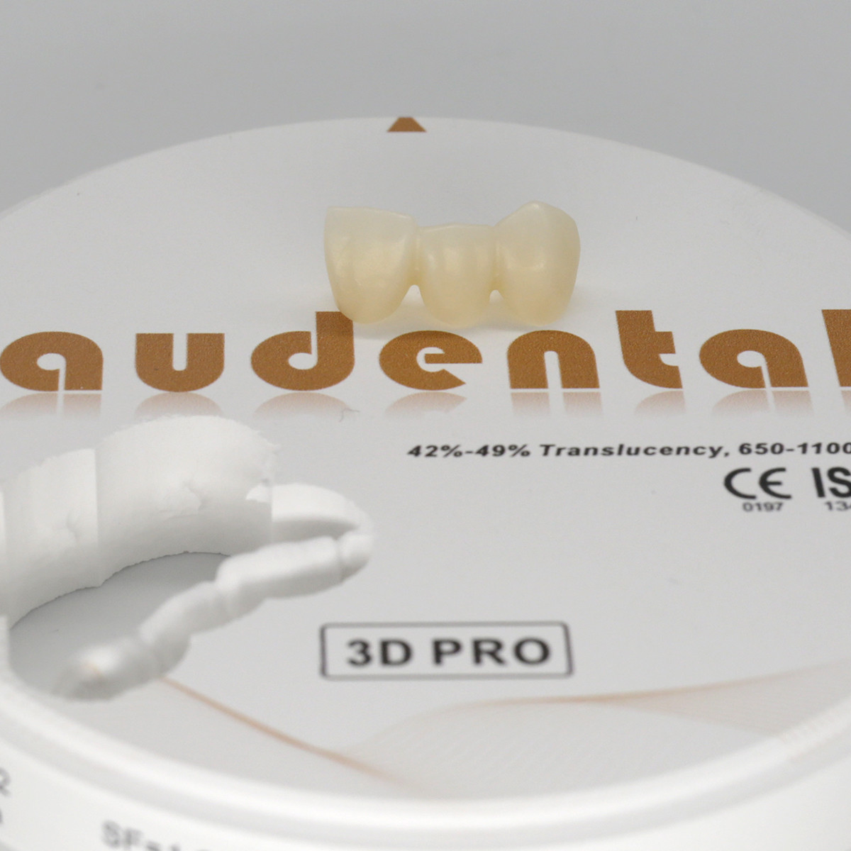 98mm Dental Zirconia Block CAD CAM Multilayer Disc With Step Round