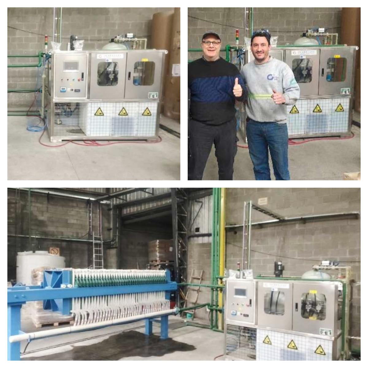 2000L/Day Water Based Ink Printing Wastewater Treatment Machine Filtration System