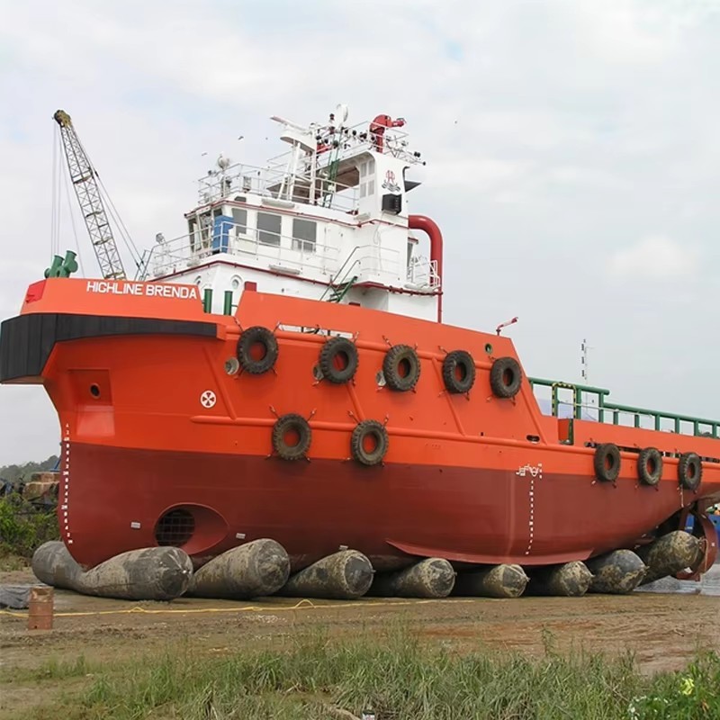 Rubber Water Plugging Ship Launching Airbag Marine Airbag For Ship Launching