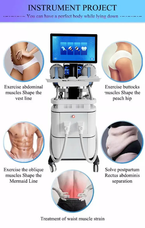 2 In 1 Cellulite Removal EMS Muscle Building Cryotherapy Body Slimming Machine