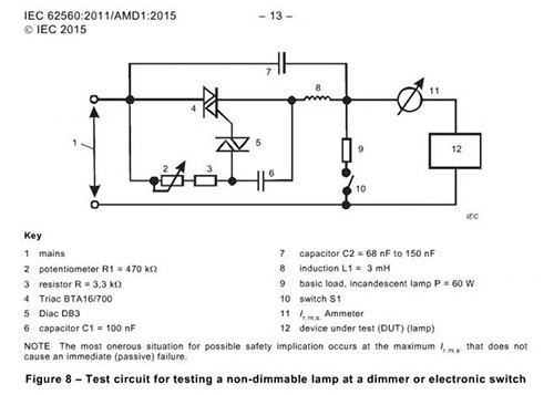 IEC62560 Clause 15 Figure 8 Led Bulb Checking Machine