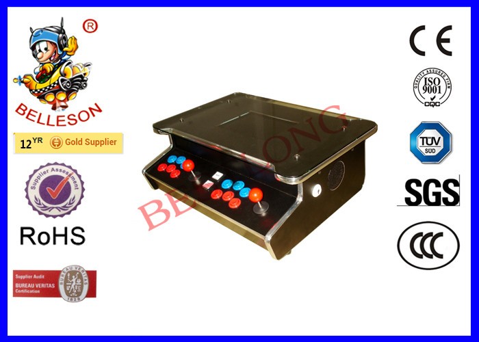 White Black Funhouse Tabletop Arcade Game Machines One Side Two Player