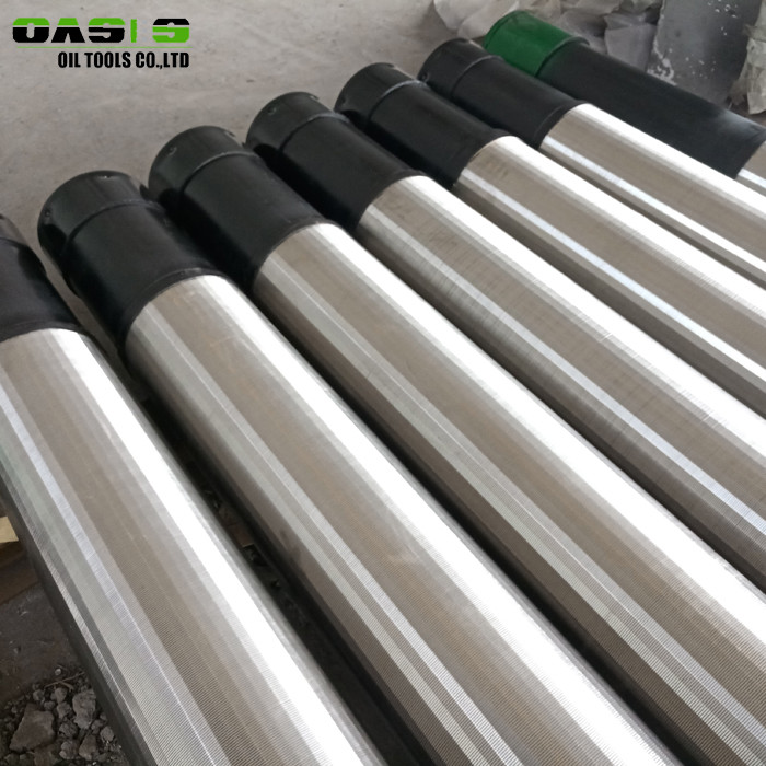 Double Layer Wire Wrapped Screens , High Strength Vee Opening 4 Inch Well Screen