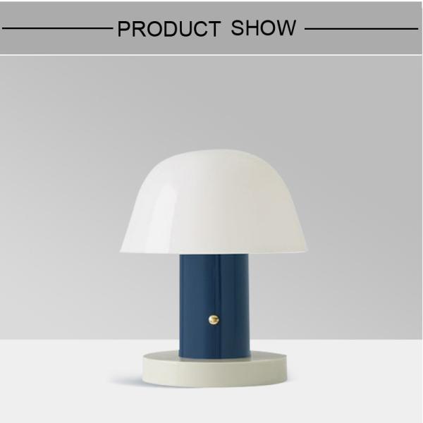 Modern Simplicity Table Lamp Nordic Study Bedroom Children's Room JH27 Setago Portable Table Lamp(WH-MTB-147)