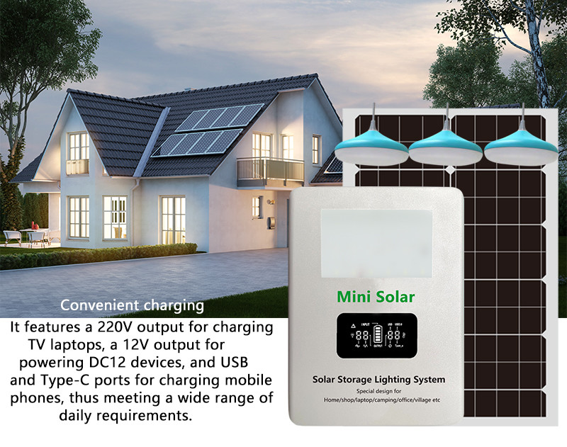 50Hz LED Lights Power Bank 3.6A With Corrective Wave AC Output Inverter With Battery