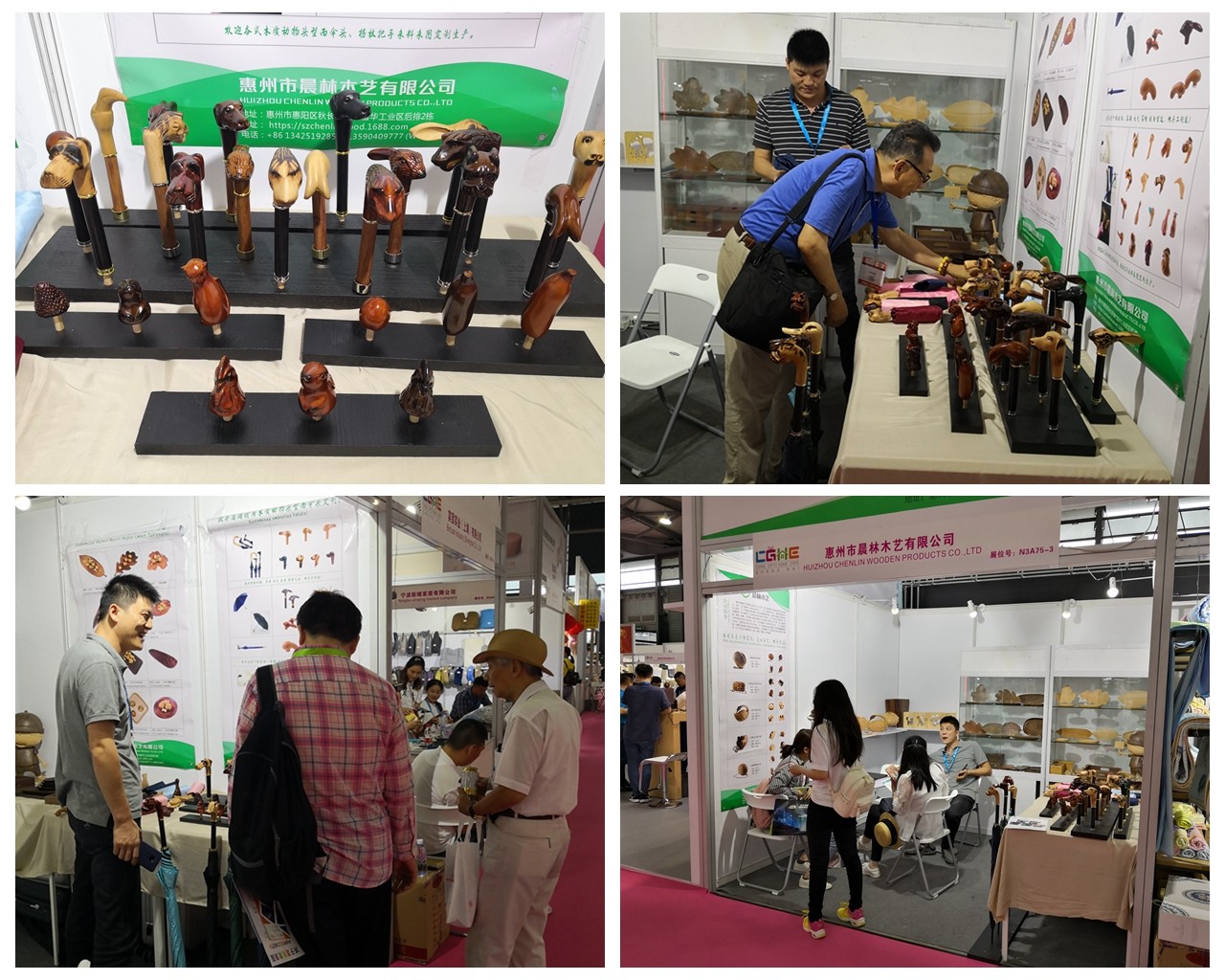 Smooth Surface Wooden Art Sculpture Exhibition For Gallery