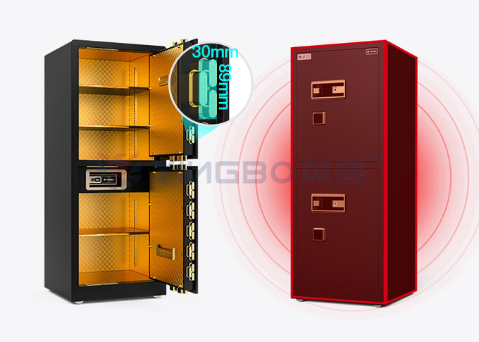 Biometric Fingerprint Lock Luxury Home Safes Anti Theft 120kg YB/RS-150D