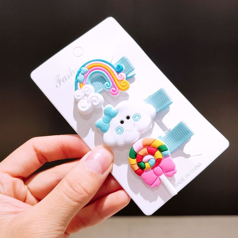 Diy Childrens Hair Accessories Fruit Shape Hair Grips Cartoon Baby For Girls Kids 19 Cm