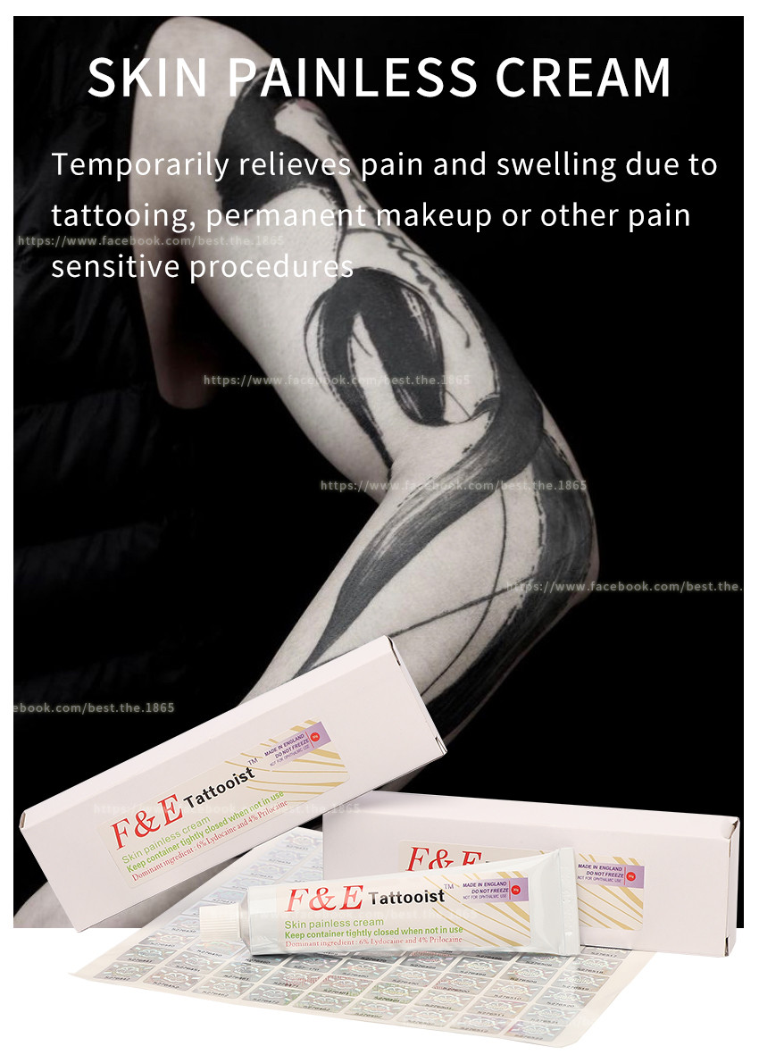 Tattoo Pain F&E Numbing Cream Anesthetic 30G Effect Lasting For 3 Hours