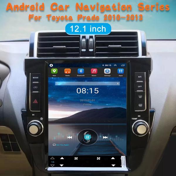 12.1 Inch Android Car GPS Navigation Auto Radio DVD Player For Toyota Prado