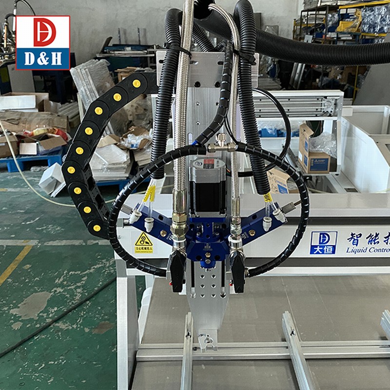 Manufacturing Plant Epoxy Sticker Machine with Static/Dynamic Mixing Method