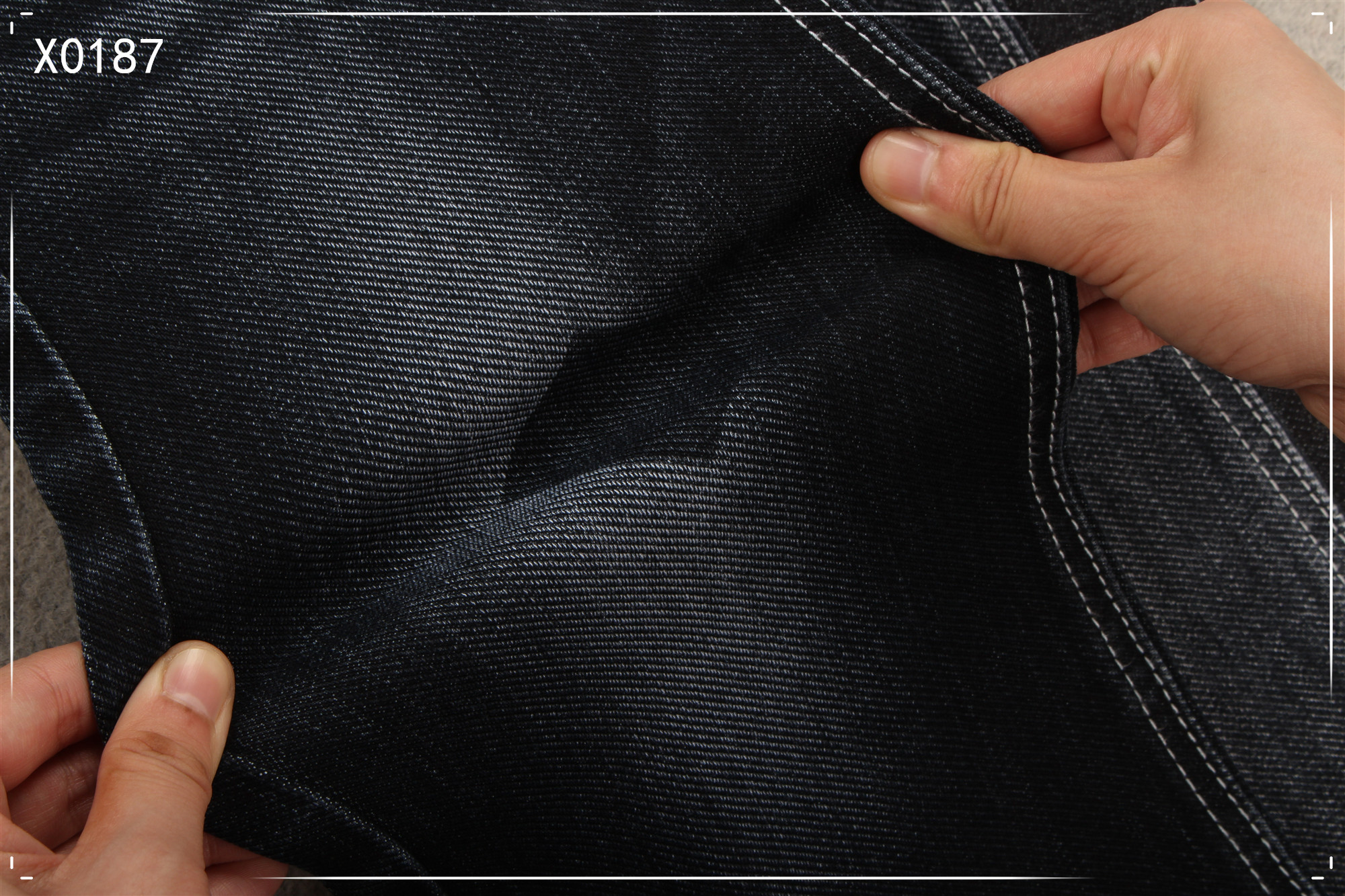 Heavyweight 147 150 cm 12oz 3 1 Left Hand Weaving Broken Denim Twill Fabric
