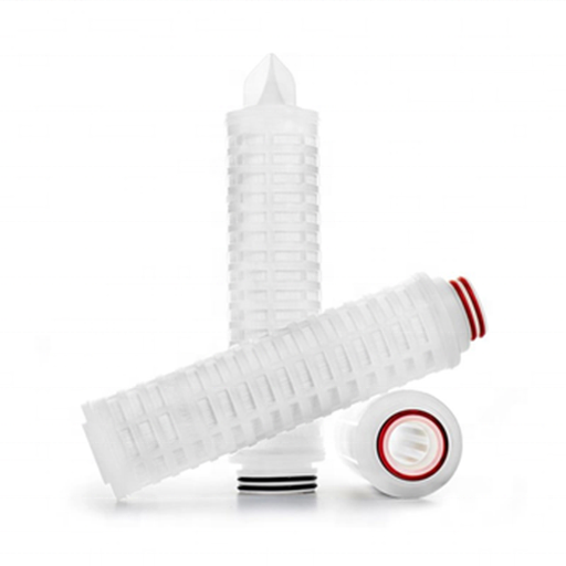 Hydrophobic PVDF Pleated Membrane Filter Cartridge for Biogas Filtration in Food Beverage