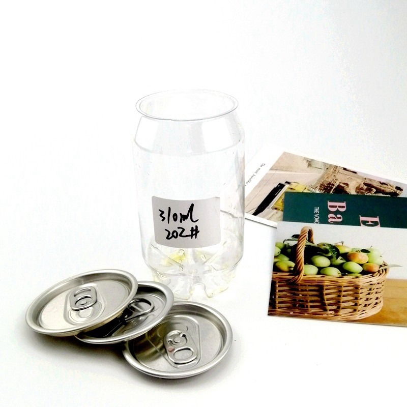 Customized 310ml Small Clear Plastic Juice Bottles With Lids