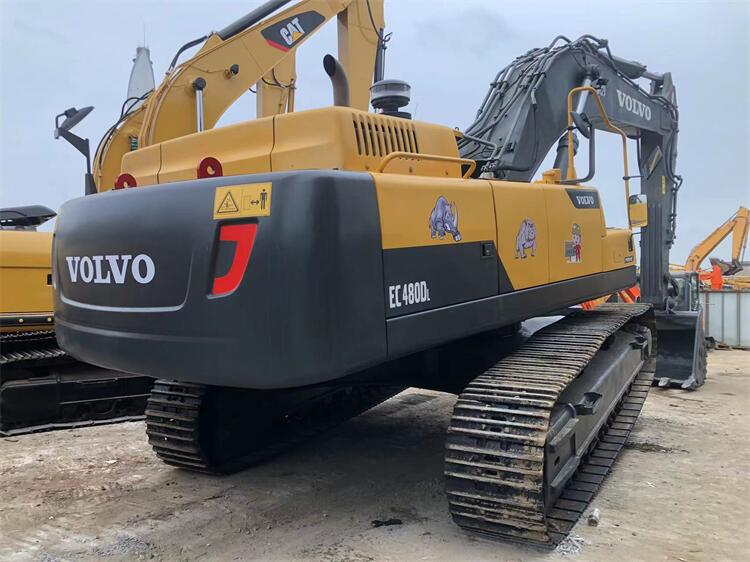 Low Working Hours Second-Hand Volvo EC480 Excavators Digger from Korea with 245KW