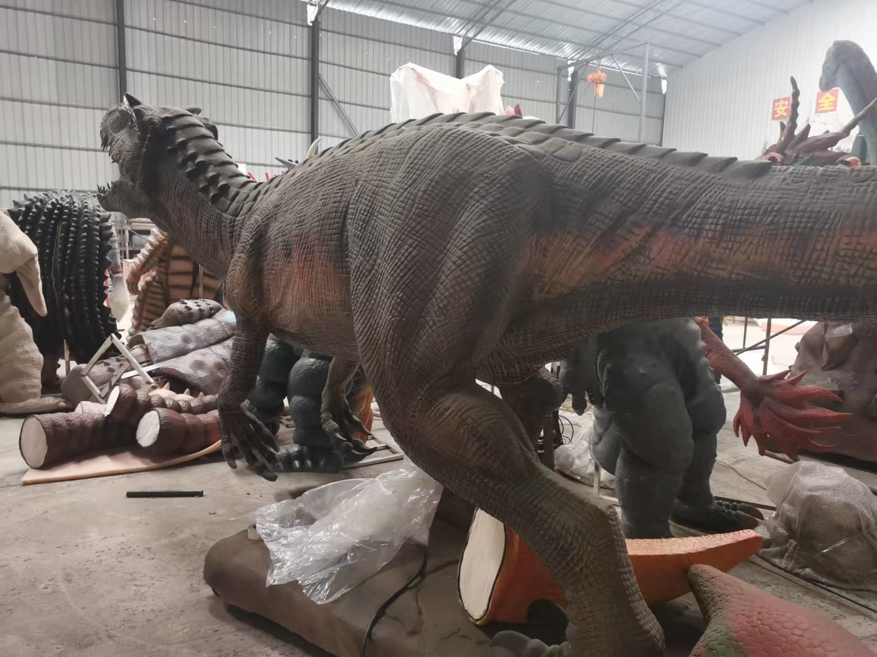 Theme Park Realistic Animatronic Dinosaur Indoraptor 6 Meters Length