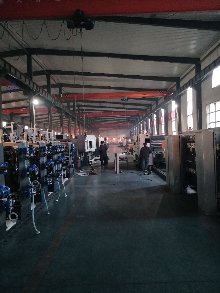 Digital Corrugated Board Production Line Carton Partitioning Creasing Corner Cutting