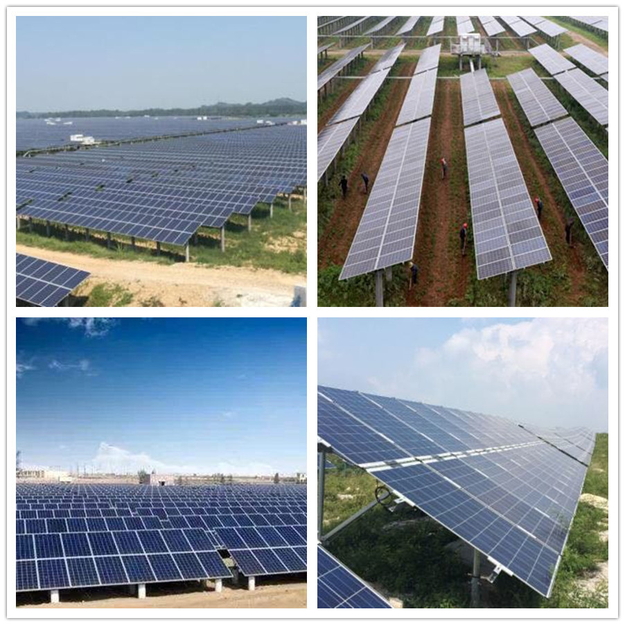 Steel Galvanized Solar Panel Ground Mounting Frames Flat Roof C Channel Structure