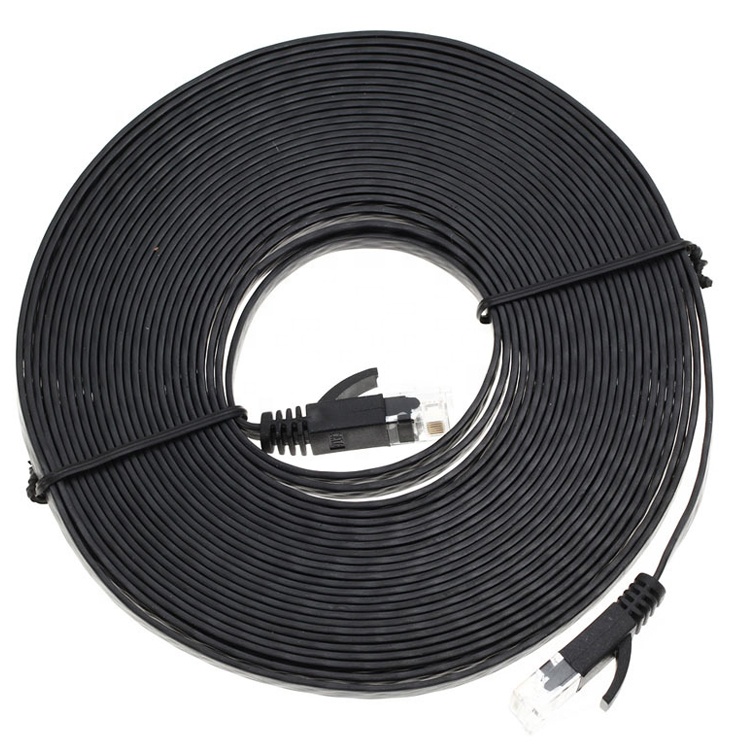 UTP STP Industrial Cat5 Cat5e Cat6 Cat7 Cat8 Flat RJ45 Patch Cord Network Lan Ethernet Extension Cable