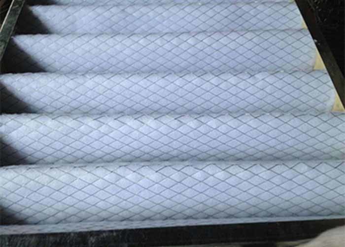 HVAC Air Filtration System Outlet Washable Metal Air Filters G4 - F9 Panel Pleated