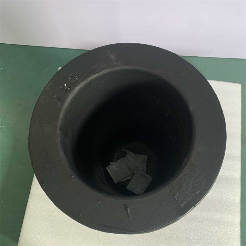 Straight Silicon Carbide Graphite Crucible For Metal Melting Low Slag Adherence