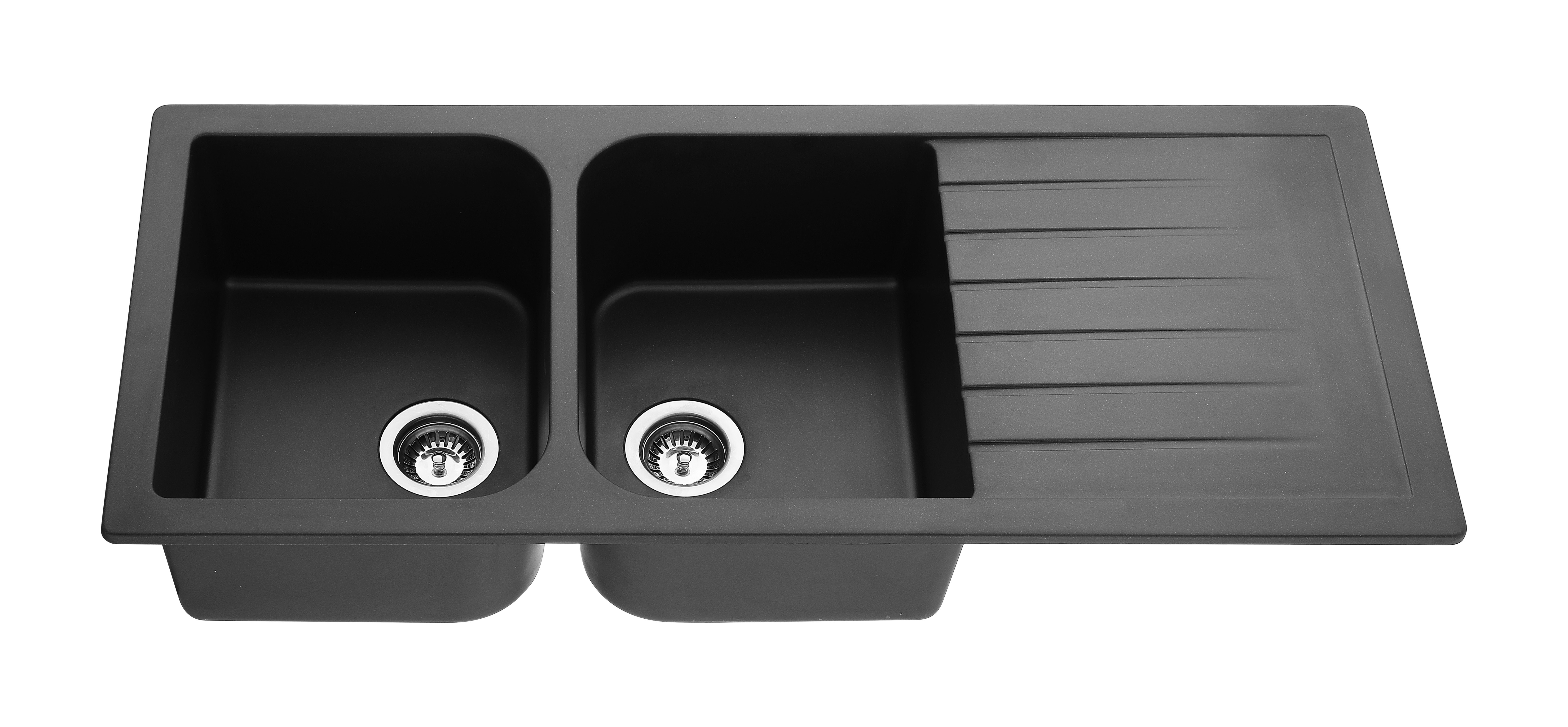 Extension Popular Design Double Bowl Composite Granite Kitchen Sink