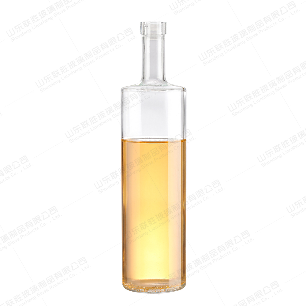 OEM ODM Acceptable 500ml Vodka Spirit Whisky Wine Glass Bottle For Liquor