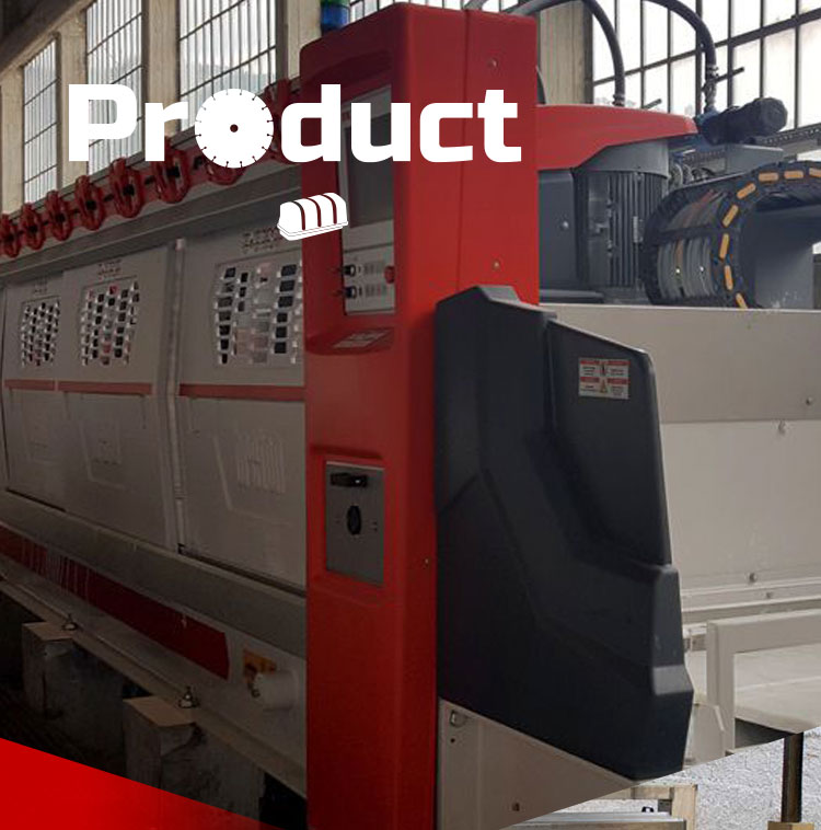 Stone Polishing Machine for Marble Granite Quartz Slab 12 16 Red Grey Easy to Operate