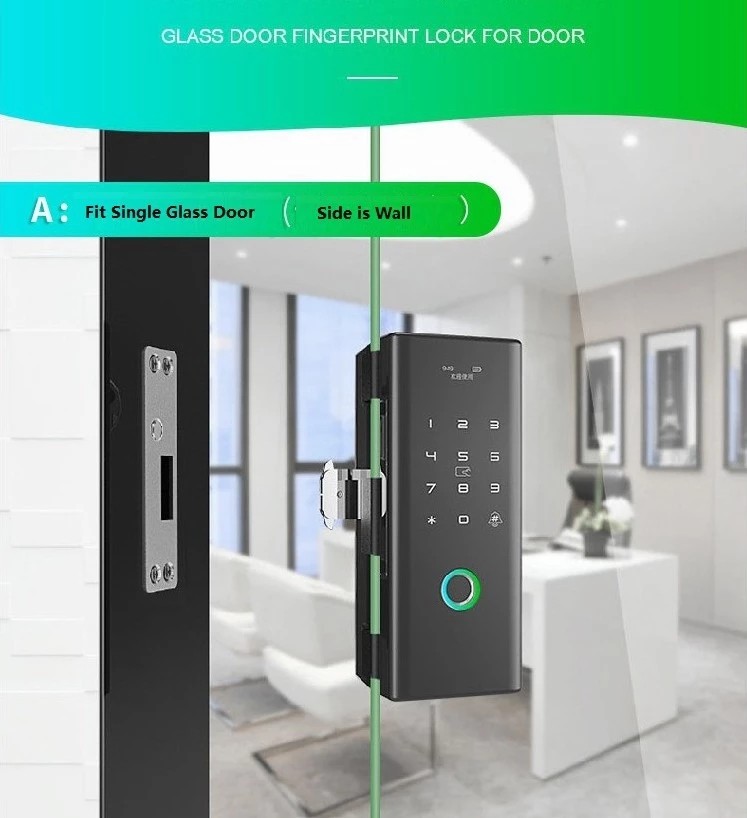 Waterproof Glass Door Patch Lock