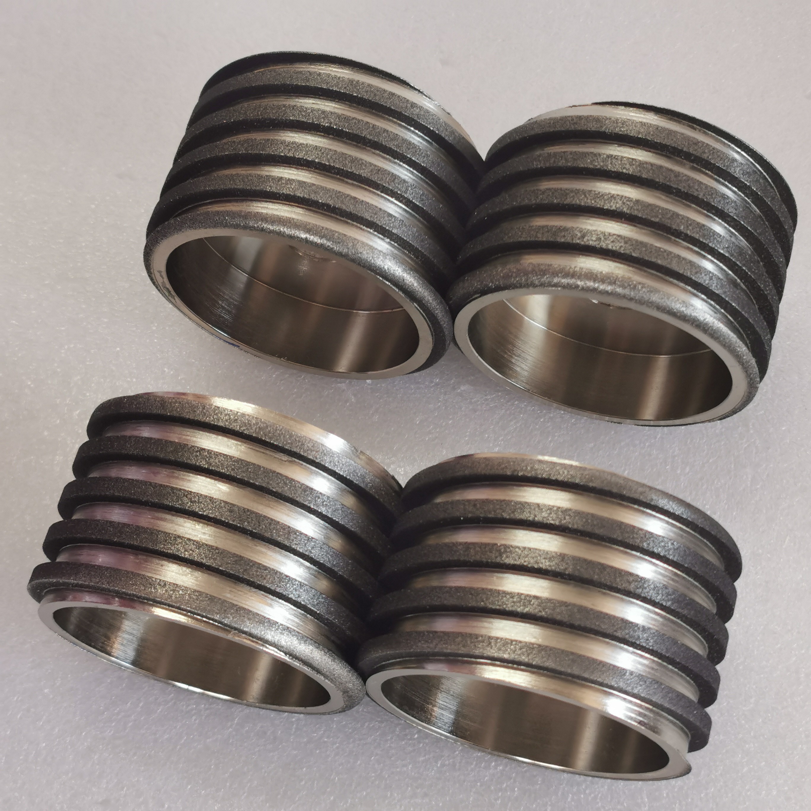 Long-Lasting Sharpness 120*54*20 Strength Electroplated Helical CBN Grinding Wheels